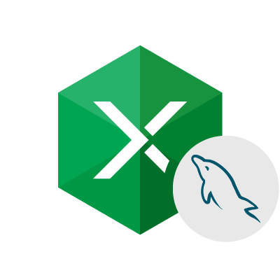 Devart Excel Add-In for MySQL logo