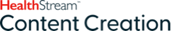 HealthStream Content Creation logo