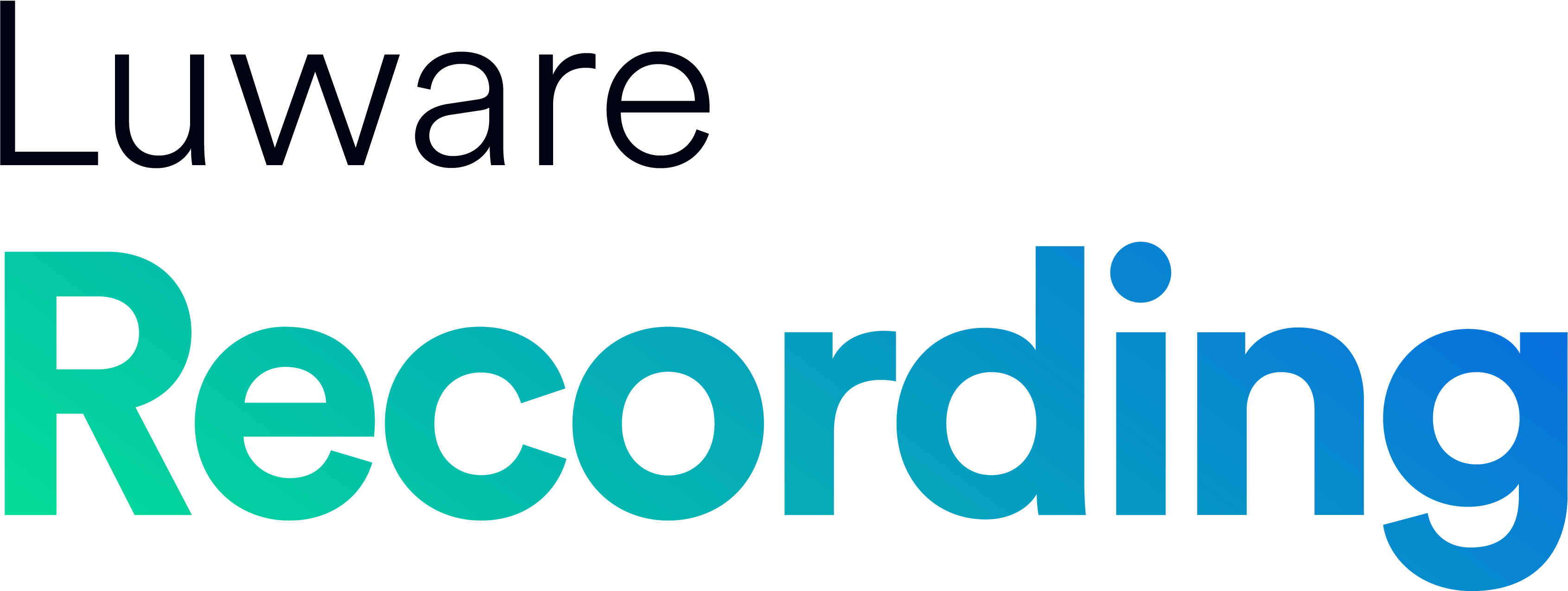 Luware Recording logo