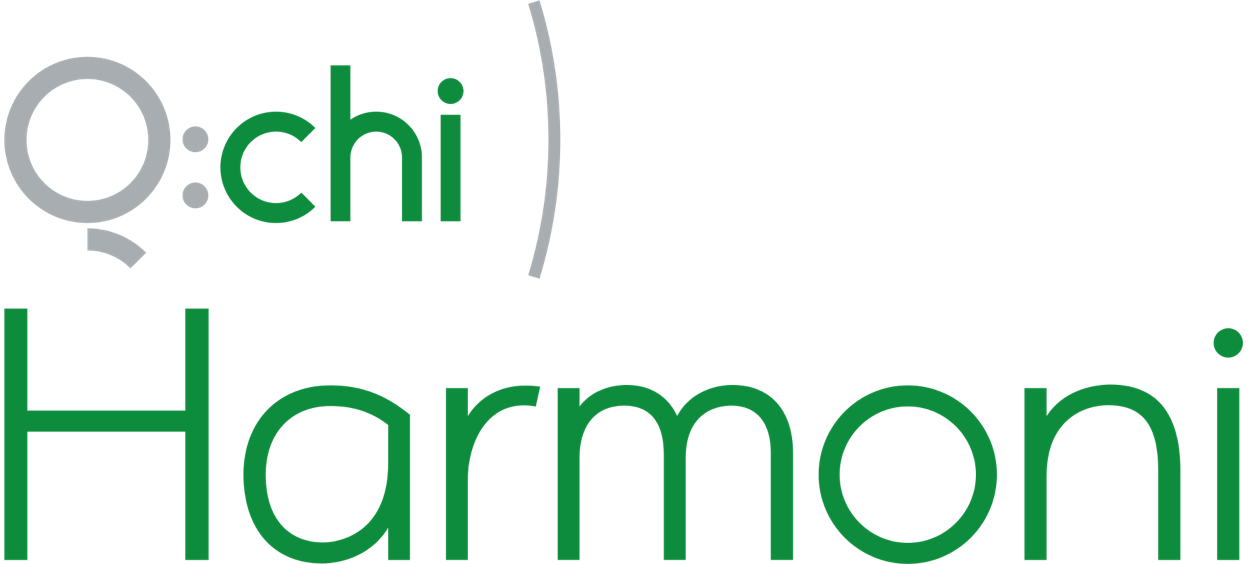 Q:chi ) Harmoni logo