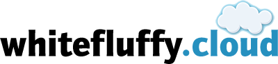 White Fluffy Cloud logo