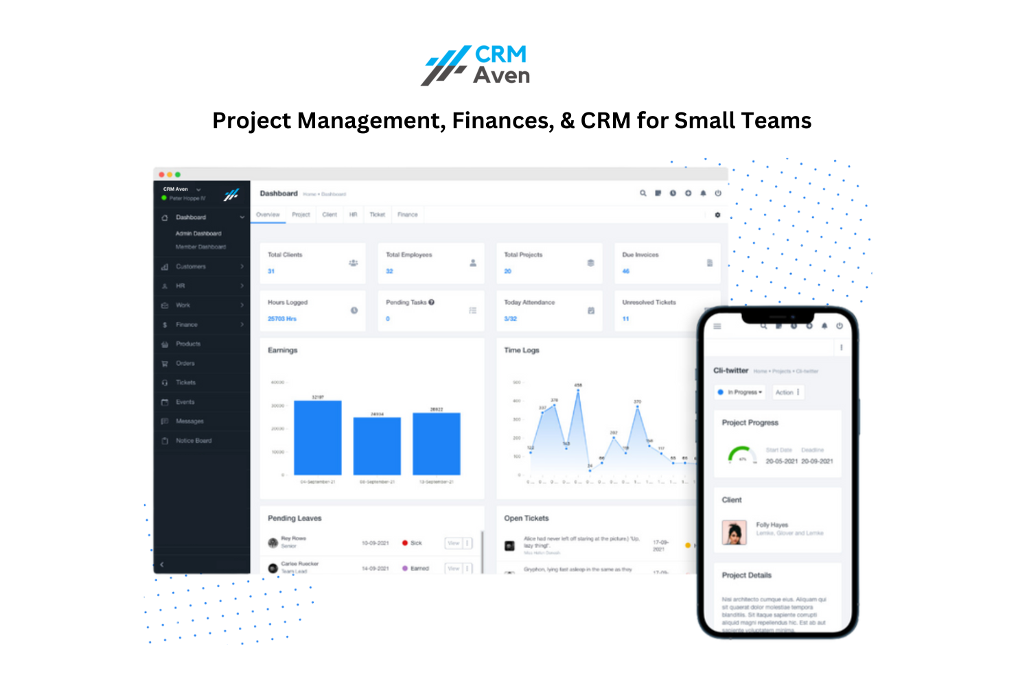 CRM Aven screenshot & Video