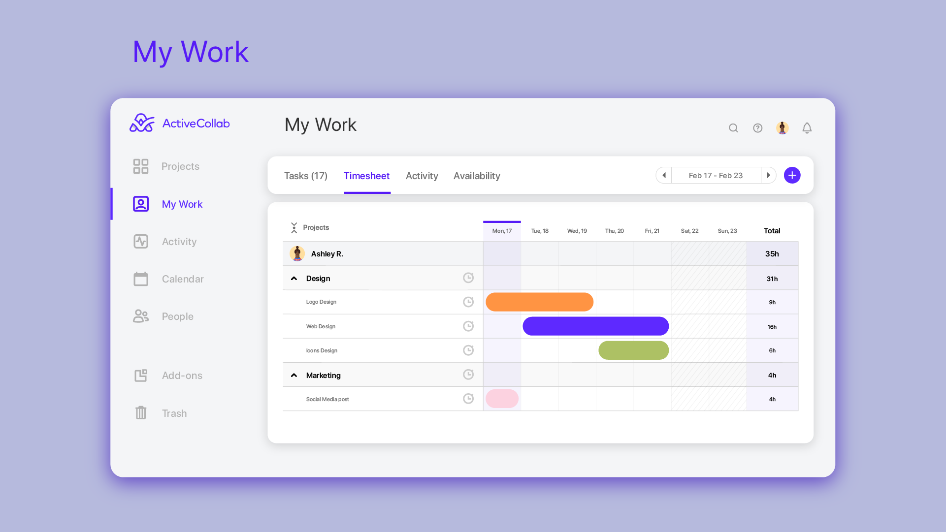 ActiveCollab screenshot & Video