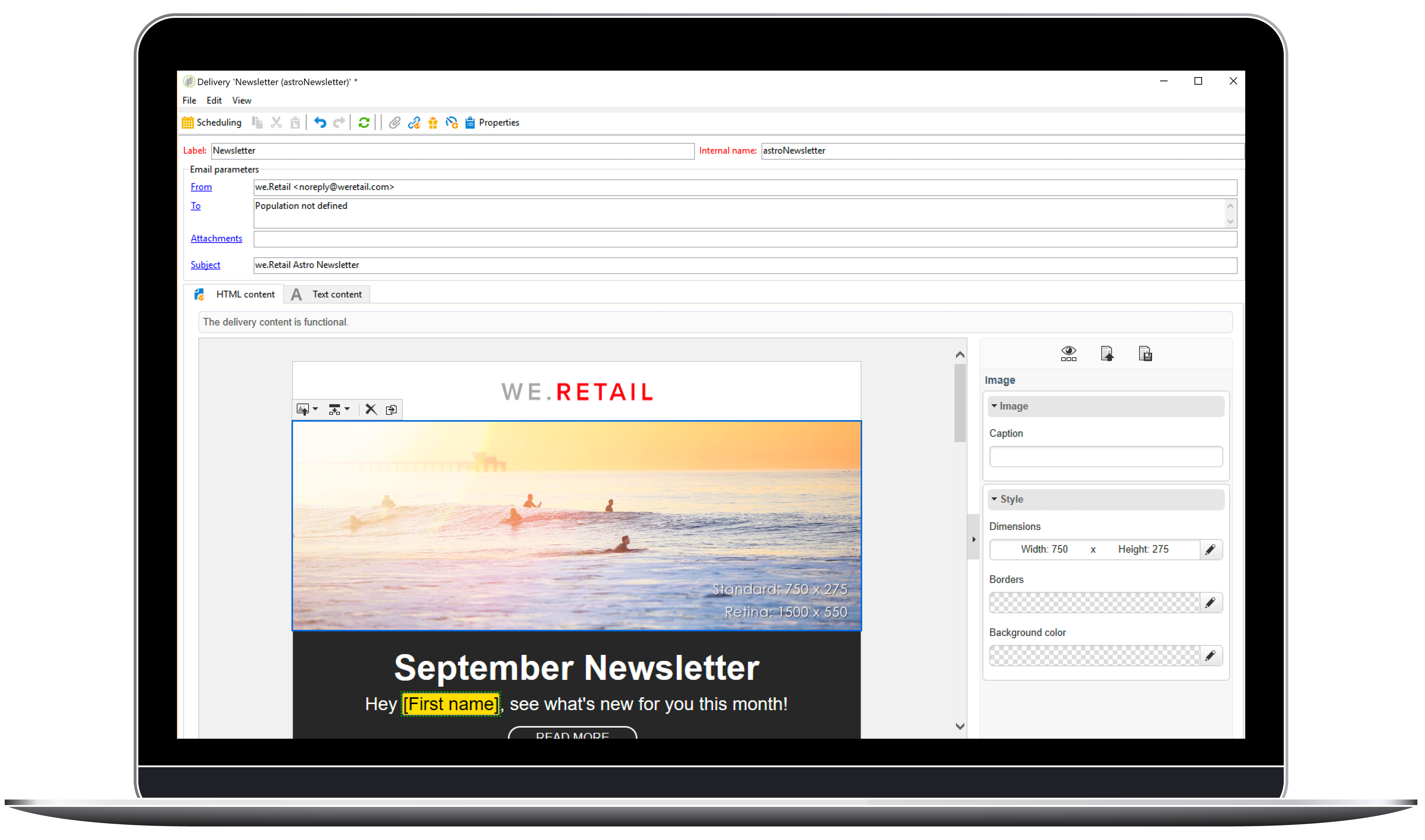 Adobe Campaign screenshot & Video