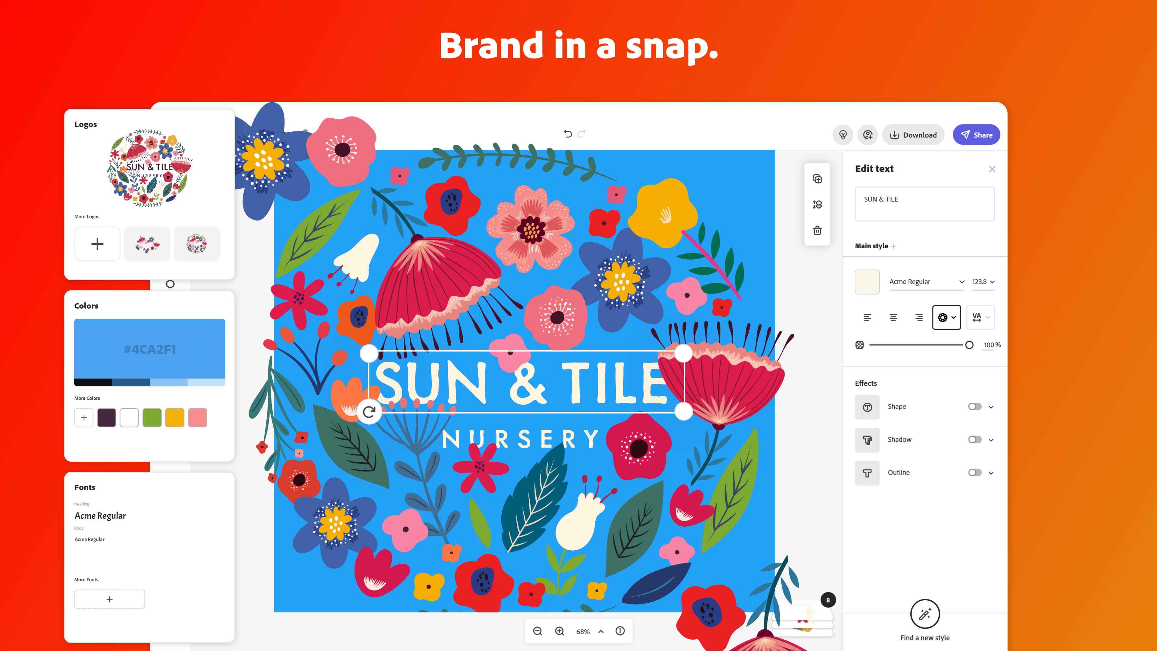 Adobe Creative Cloud Express screenshot & Video