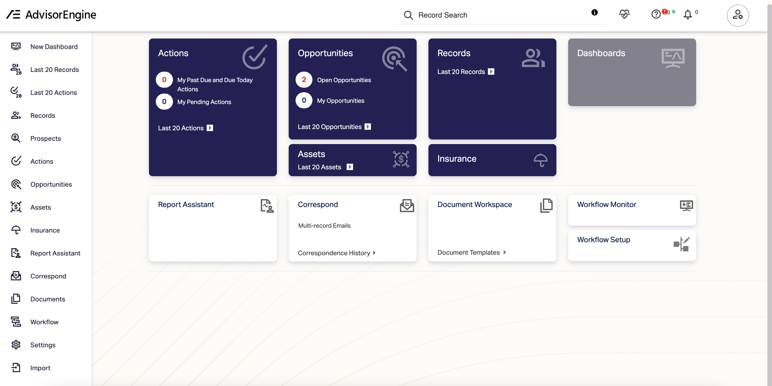 AdvisorEngine CRM screenshot & Video
