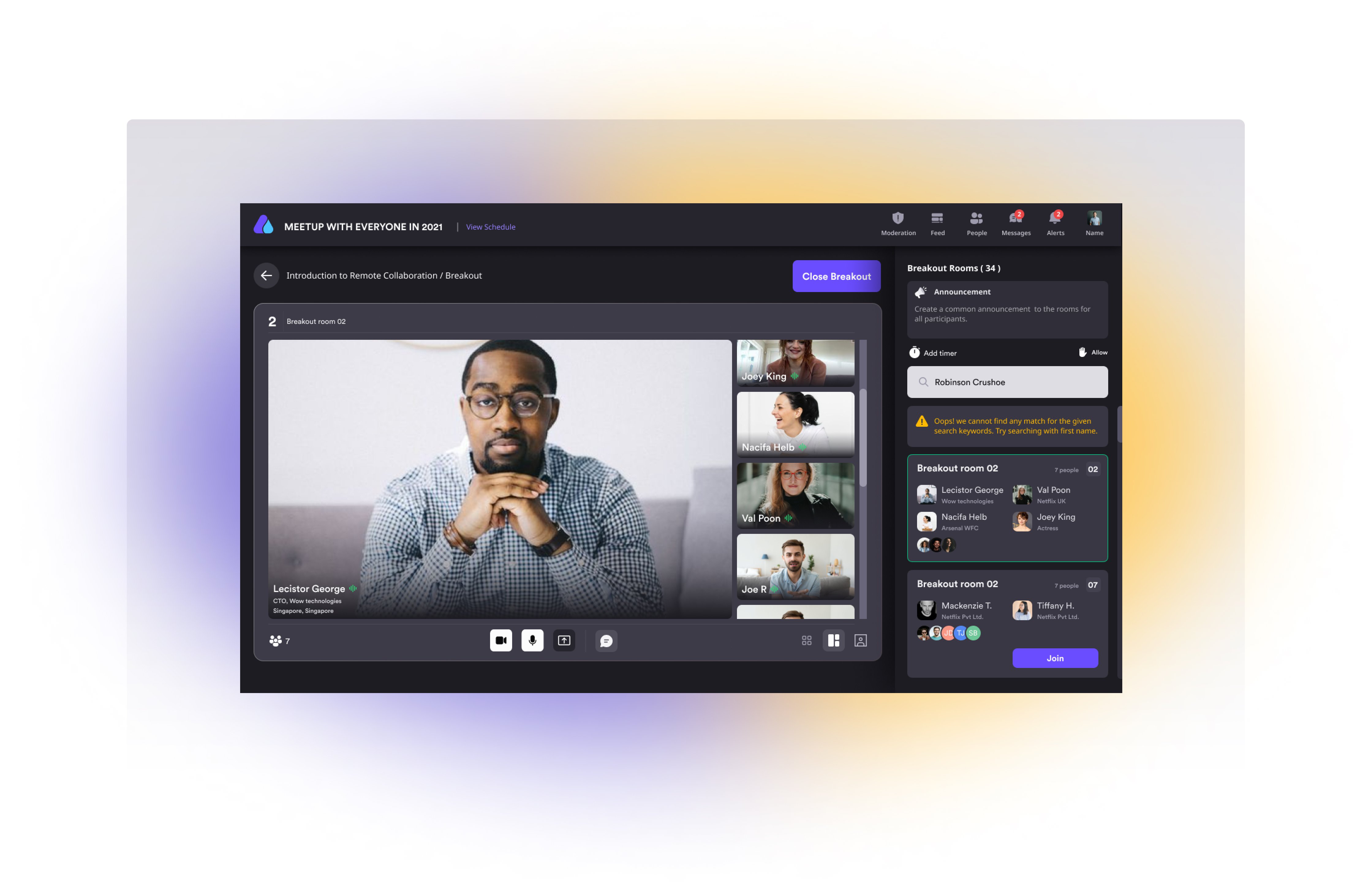 Airmeet screenshot & Video
