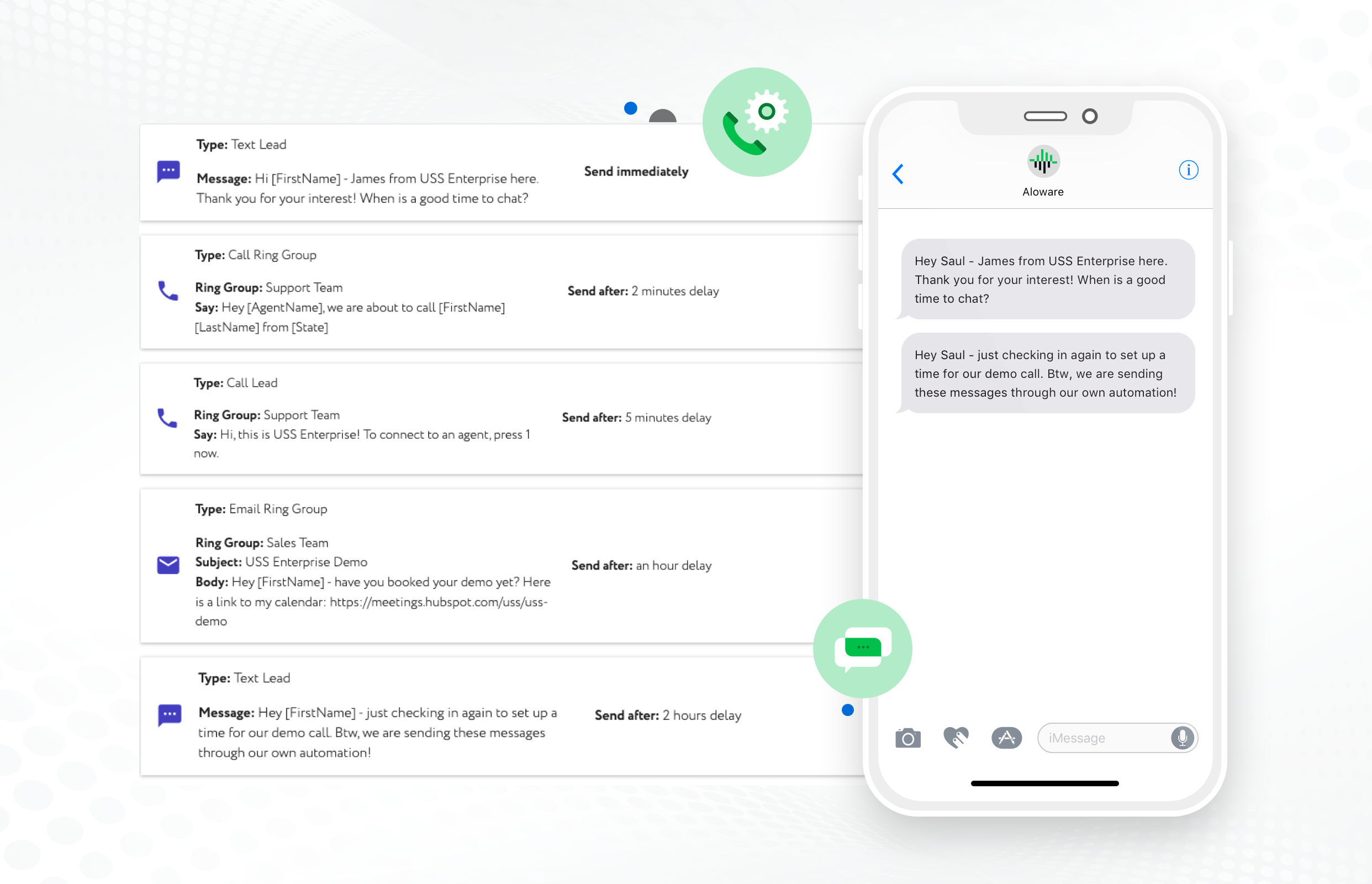 Aloware screenshot & Video