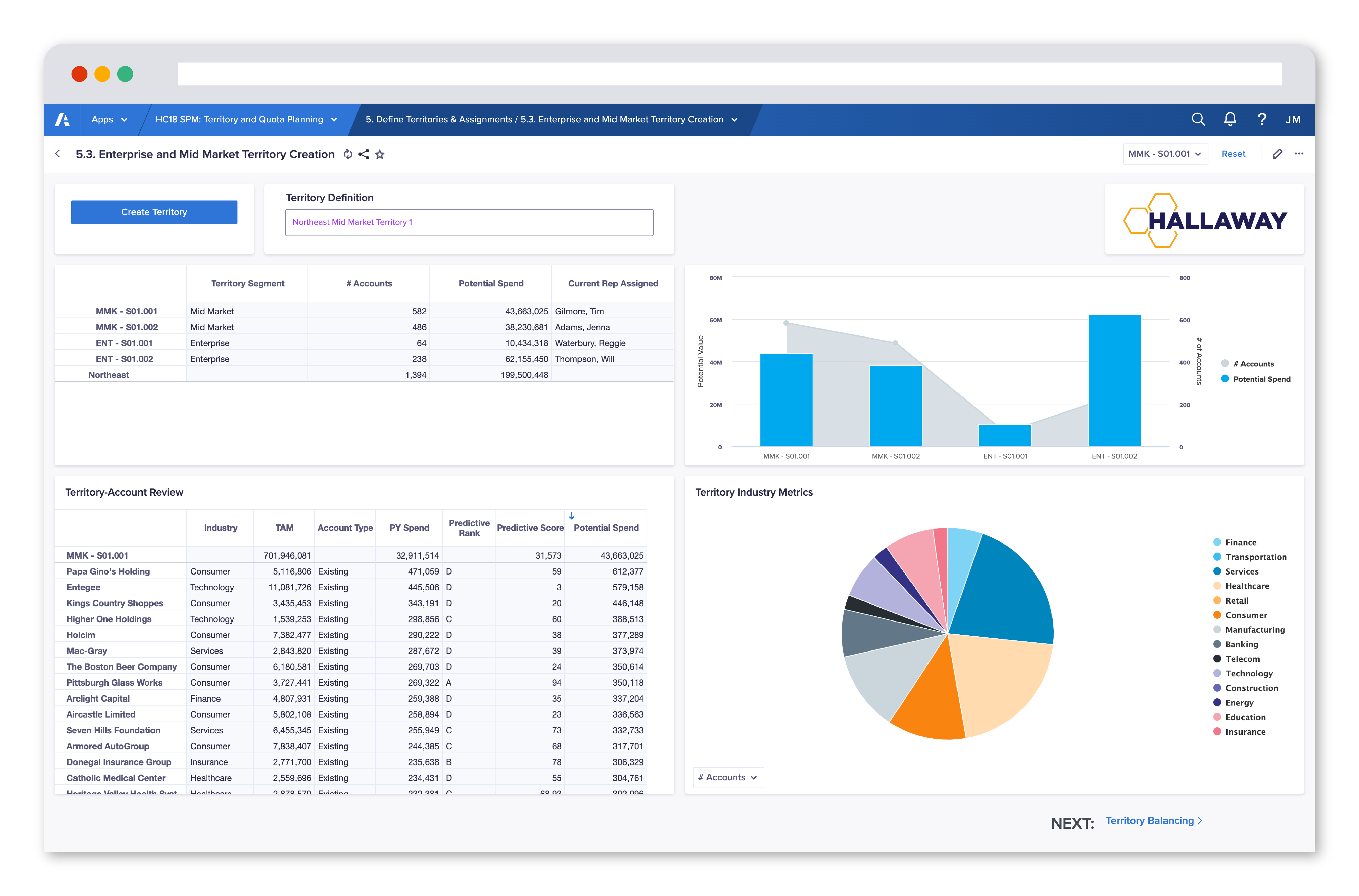 Anaplan screenshot & Video