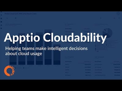 Apptio Cloudability screenshot & Video