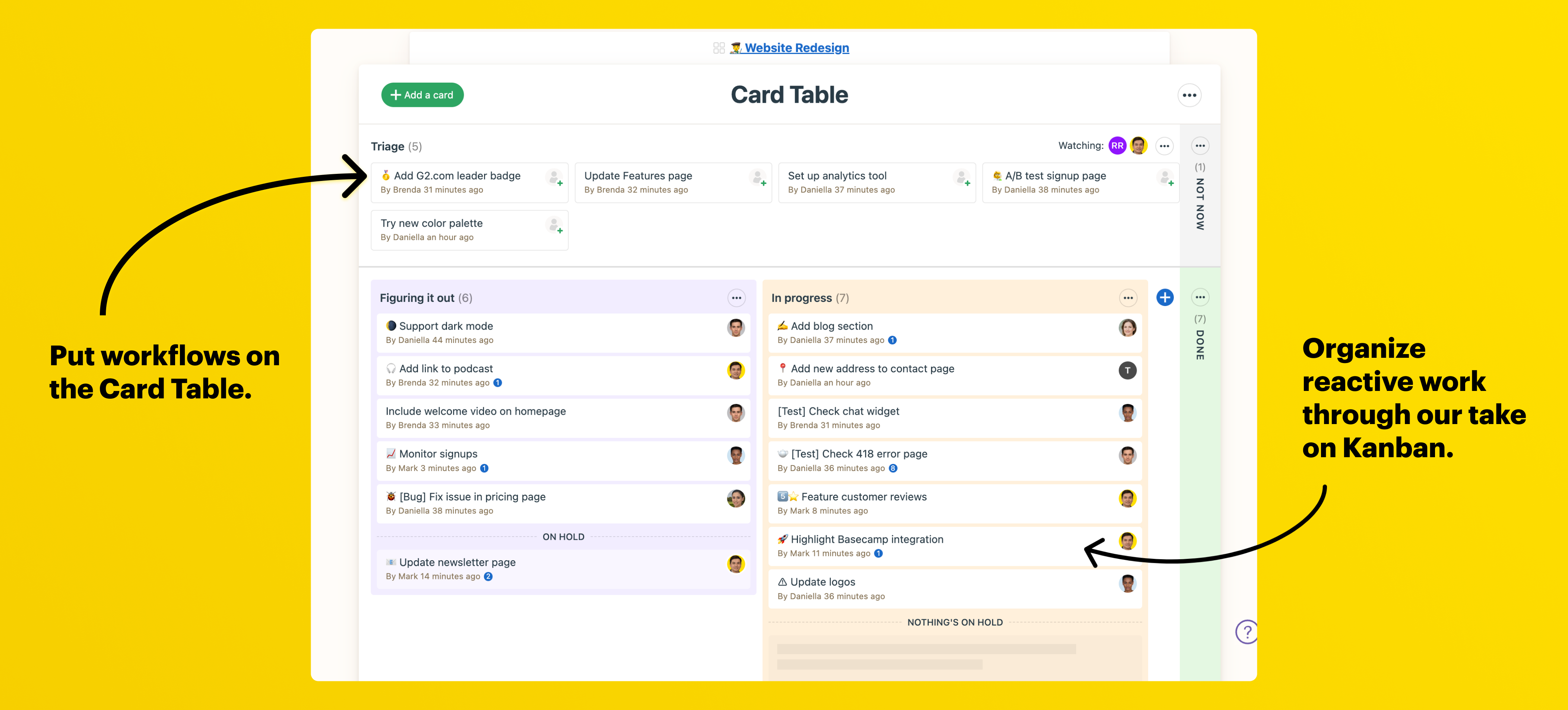 Basecamp screenshot & Video