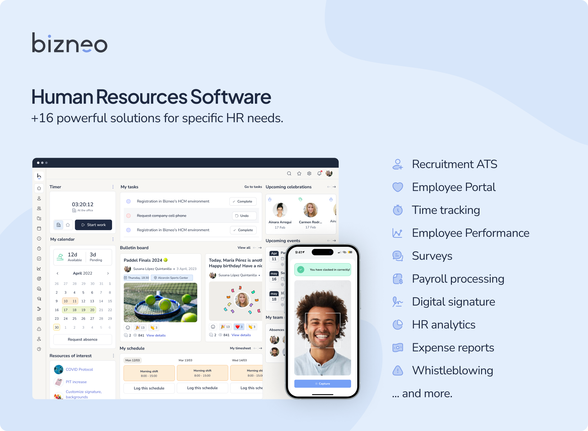 Bizneo HR screenshot & Video