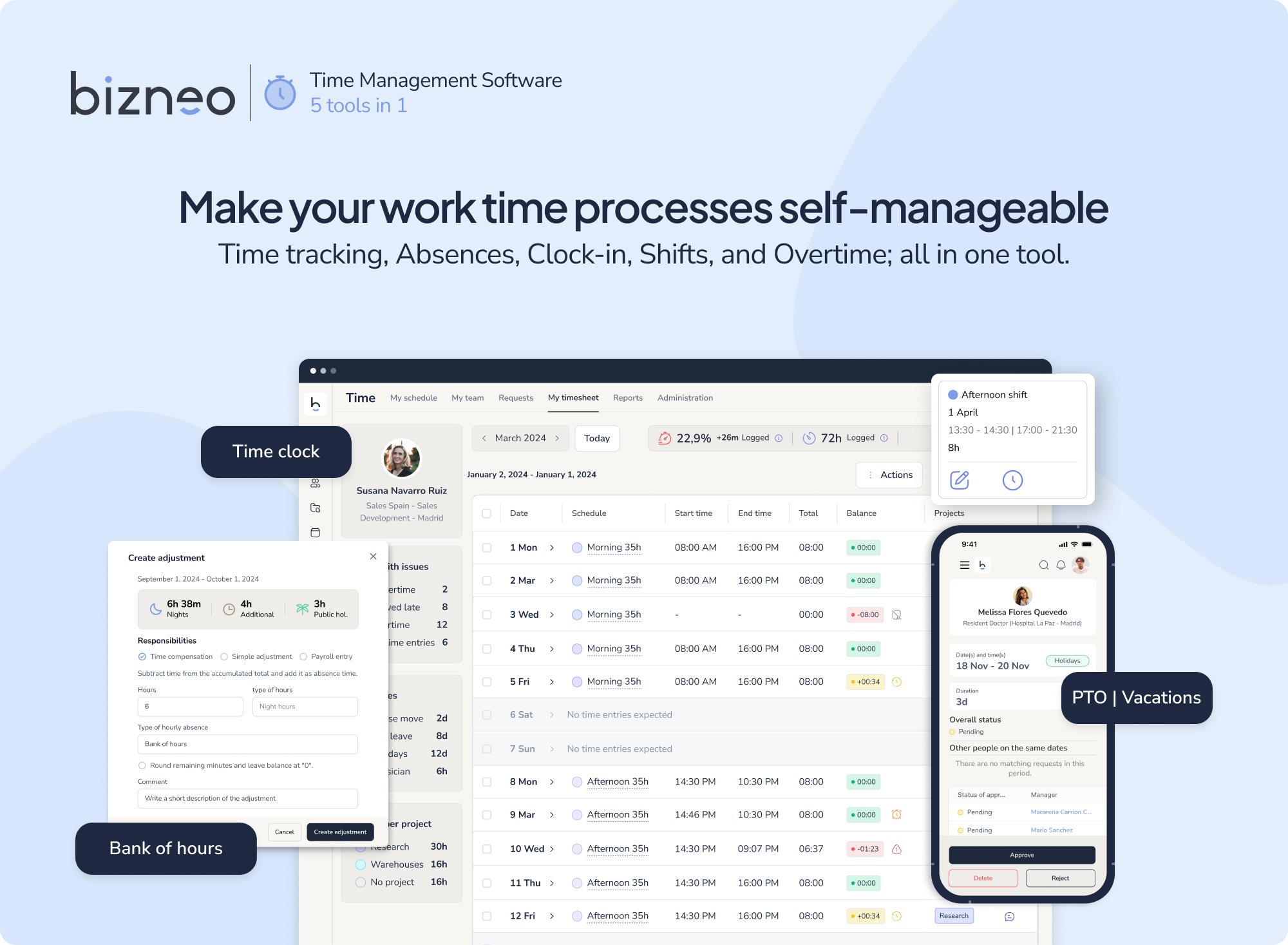 Bizneo HR screenshot & Video