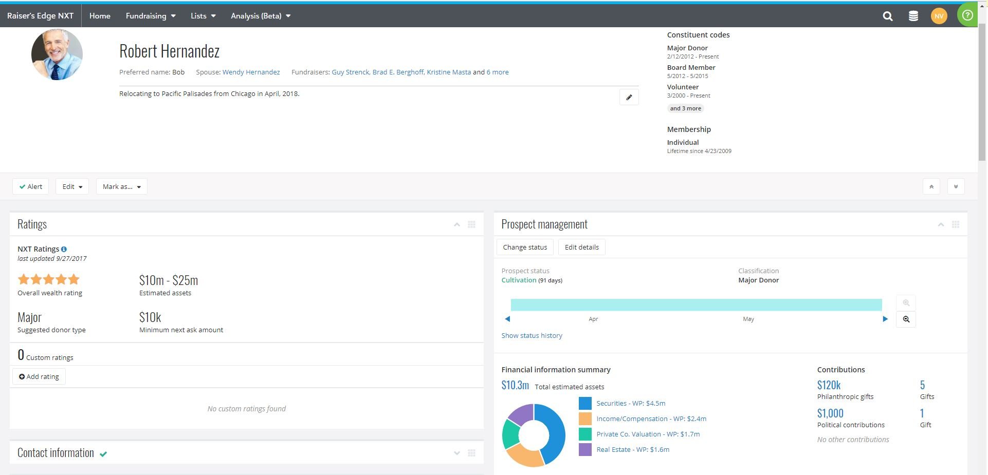 Blackbaud Raiser's Edge NXT screenshot & Video