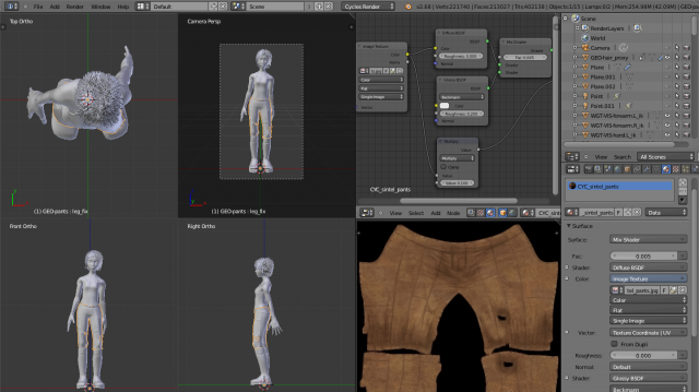 Blender screenshot & Video