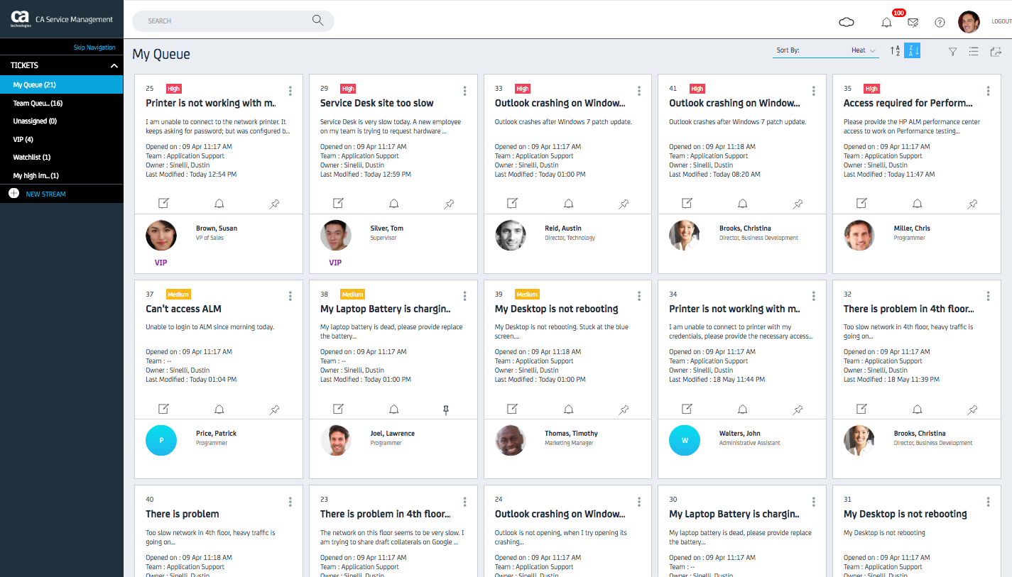 CA Service Desk Manager screenshot & Video