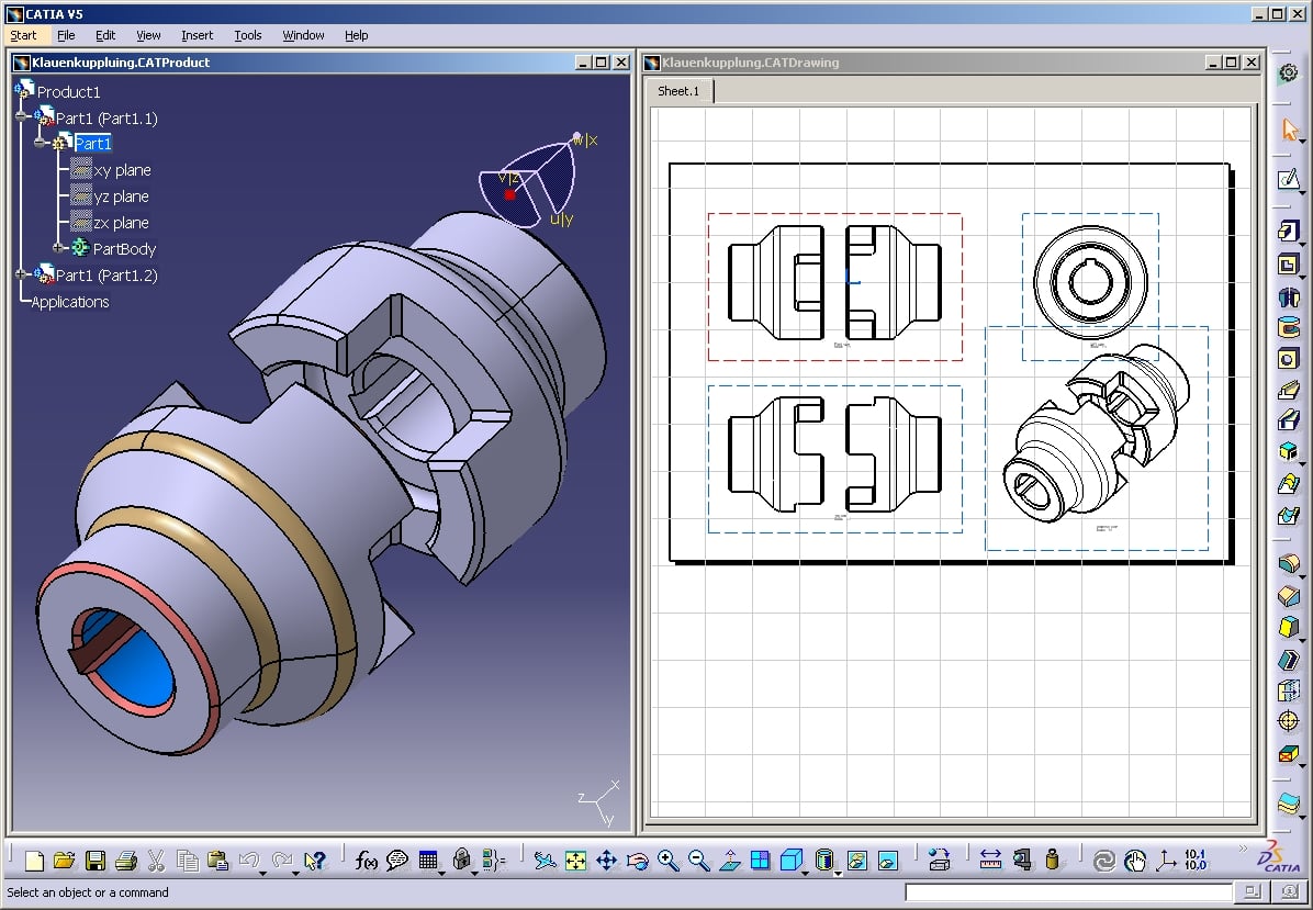 CATIA screenshot & Video