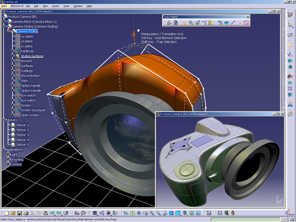 CATIA screenshot & Video