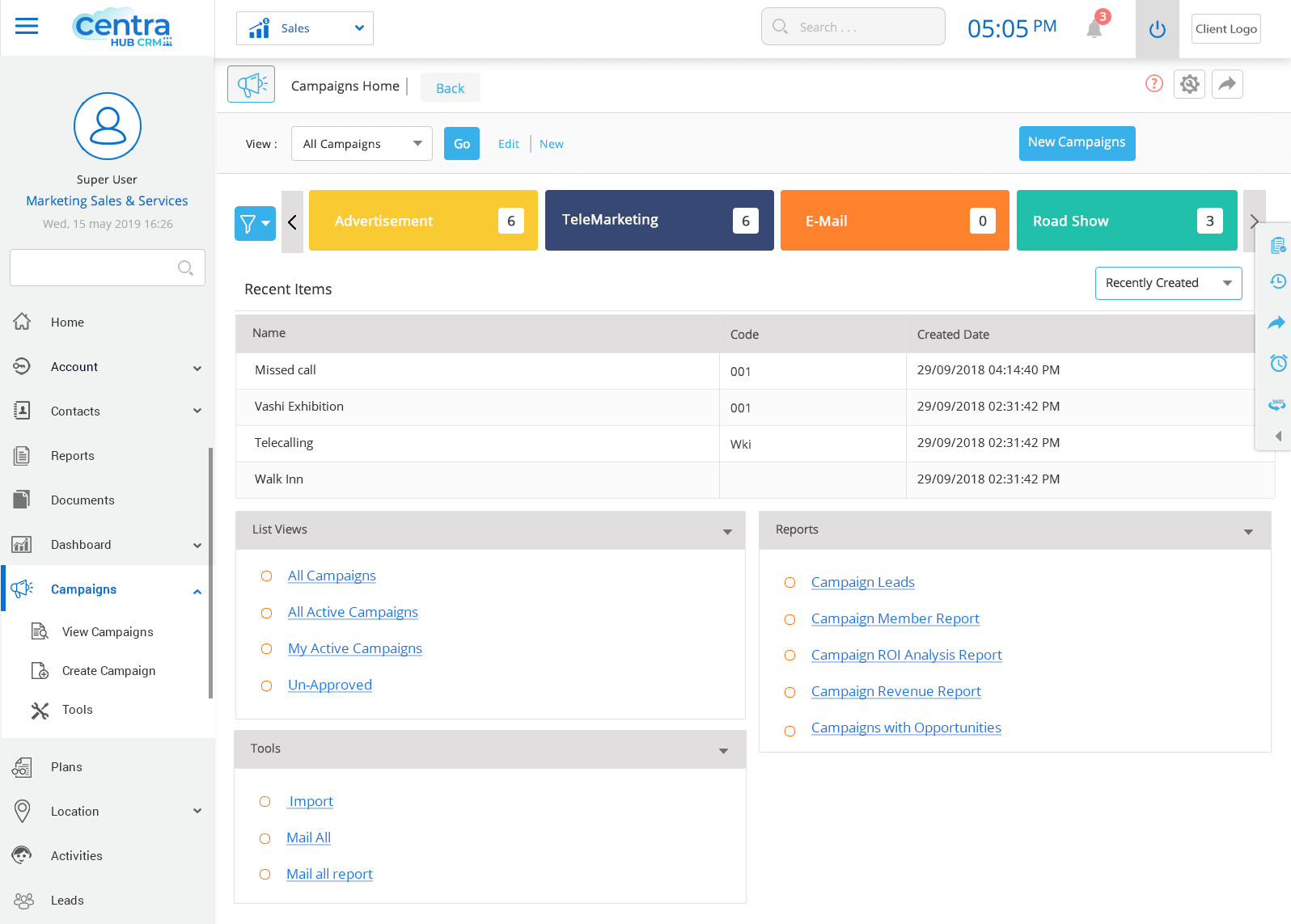 CentraHub CRM screenshot & Video