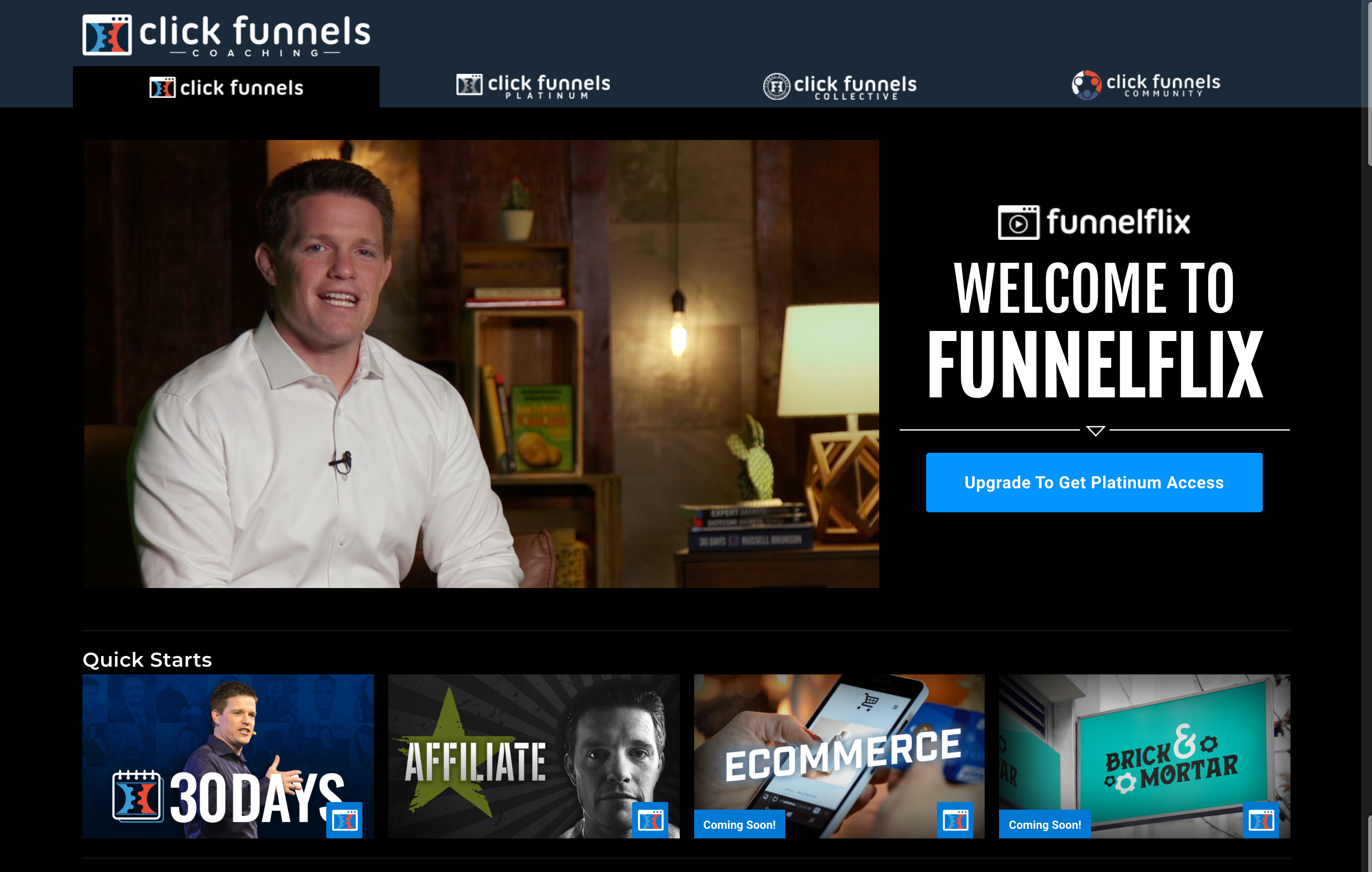 ClickFunnels screenshot & Video