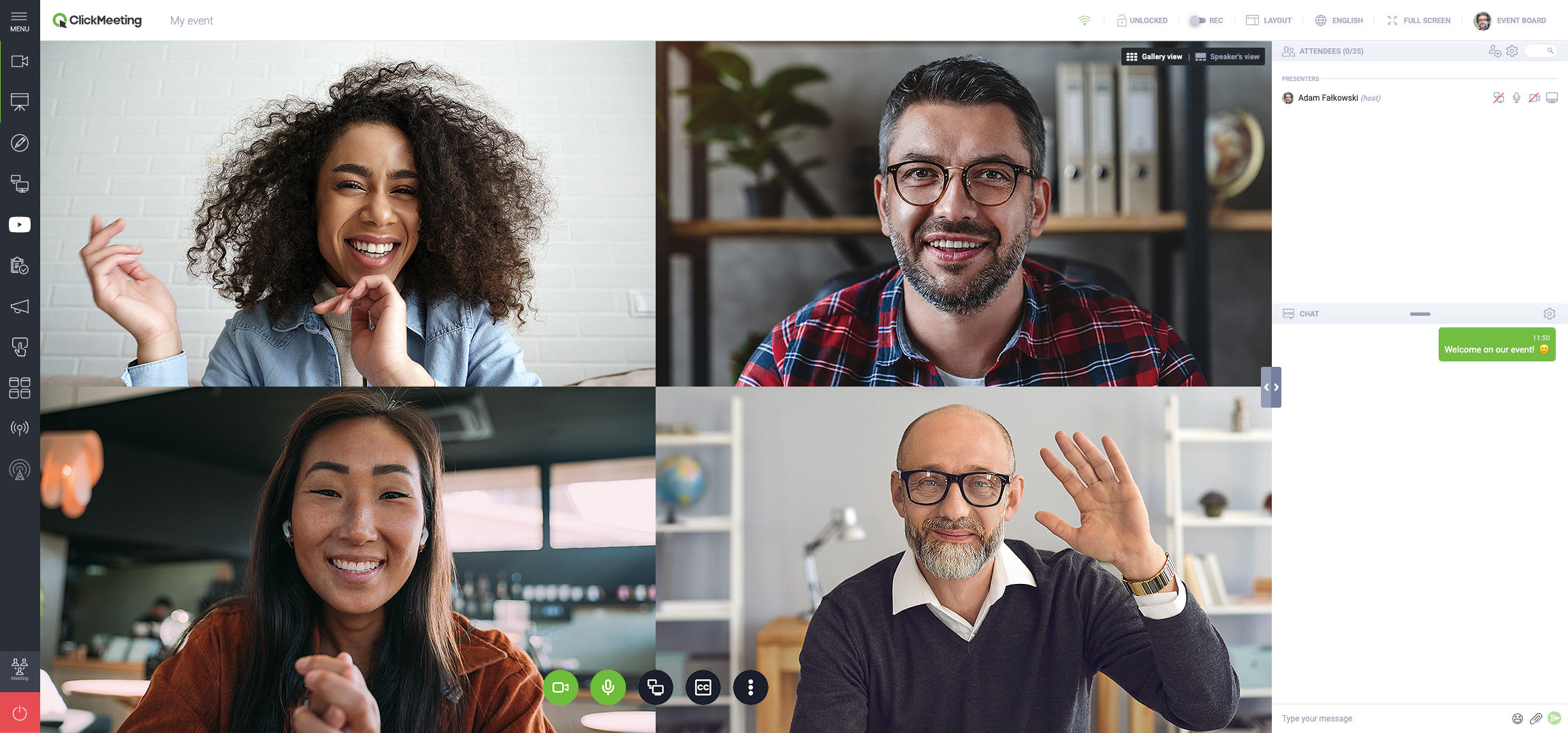 ClickMeeting screenshot & Video
