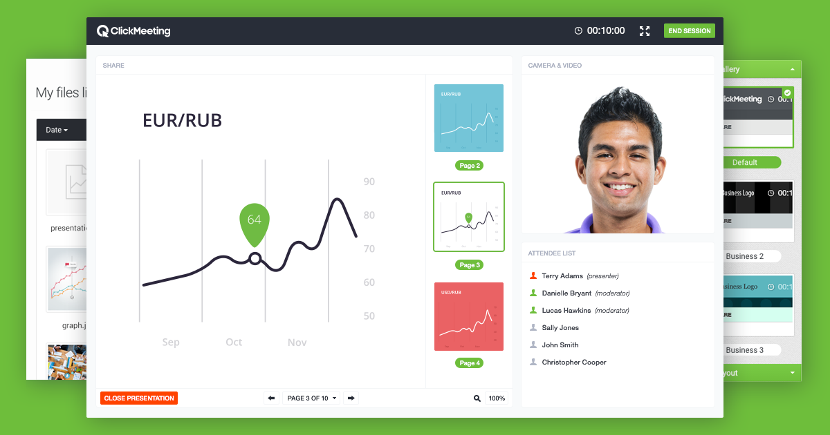 ClickMeeting screenshot & Video