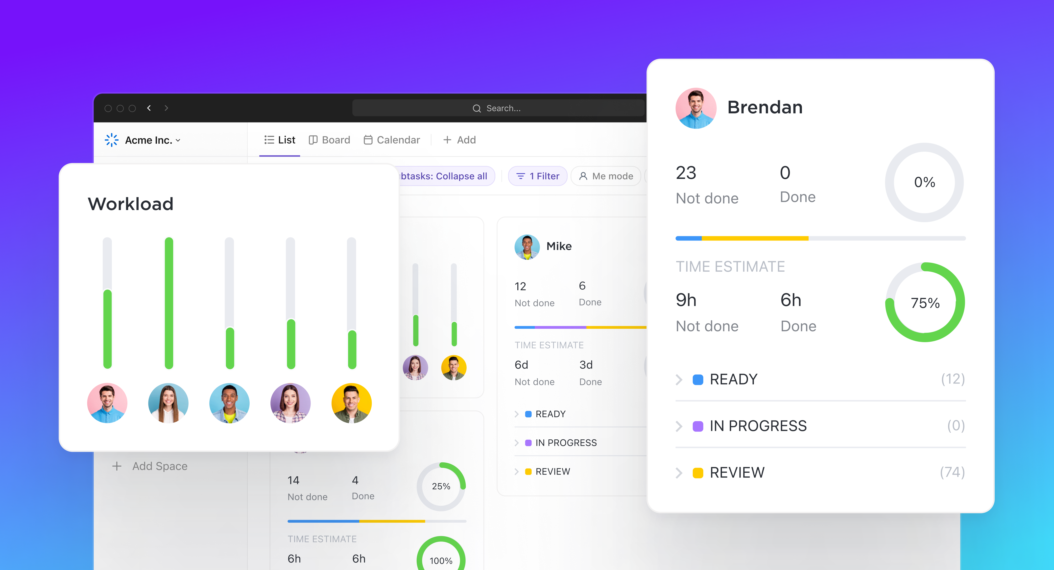 ClickUp screenshot & Video