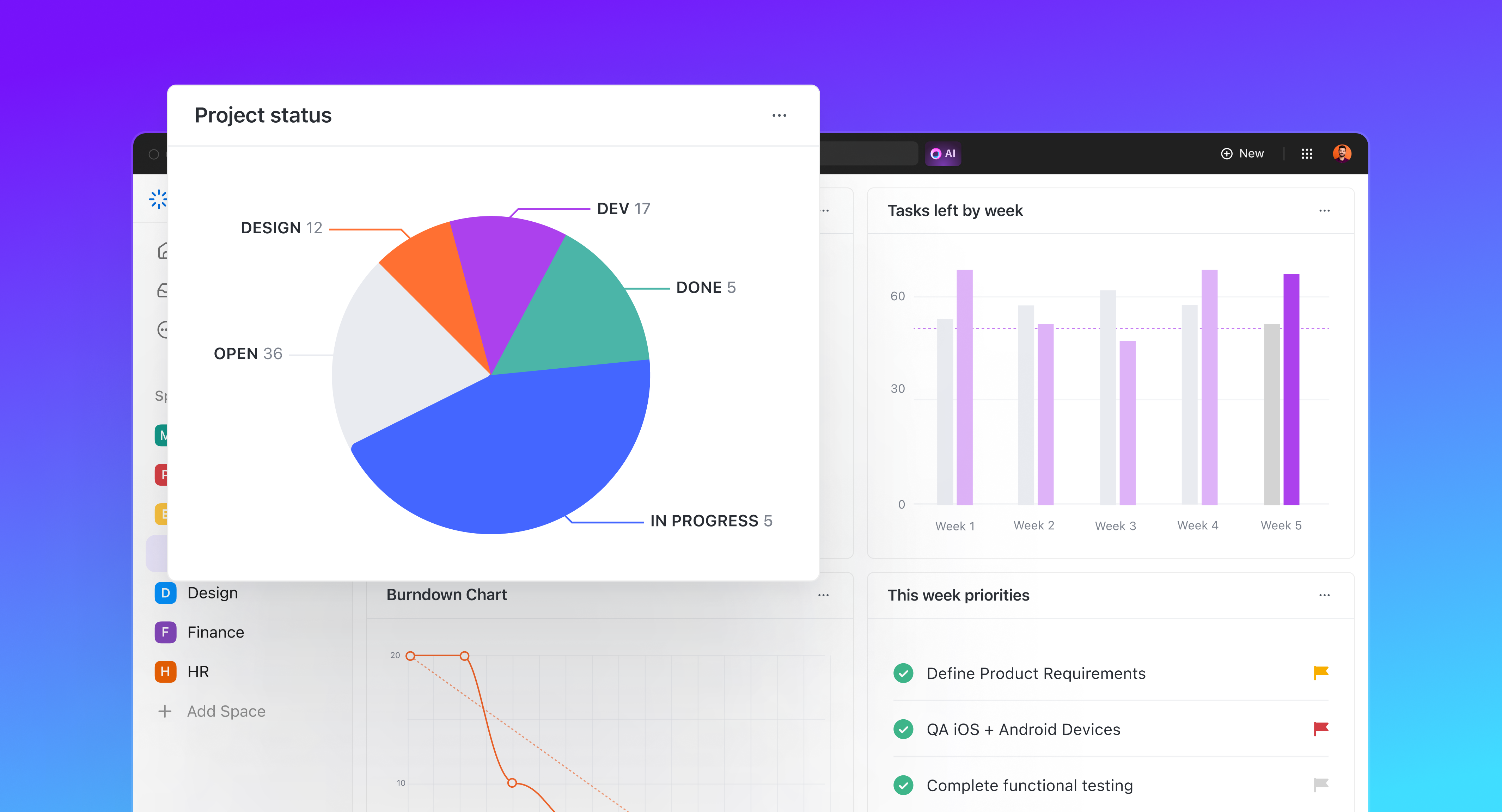 ClickUp screenshot & Video