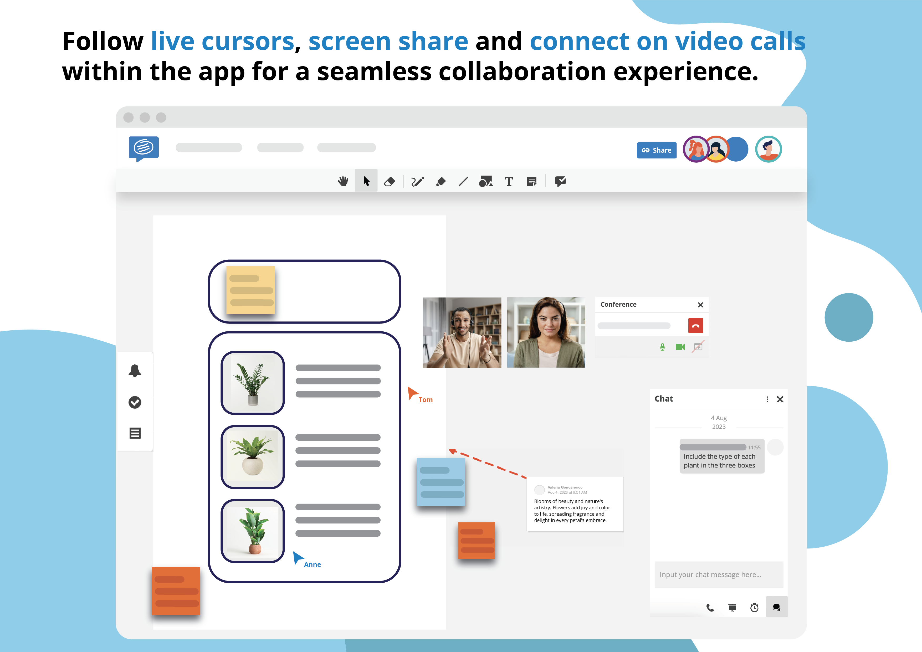 Conceptboard screenshot & Video
