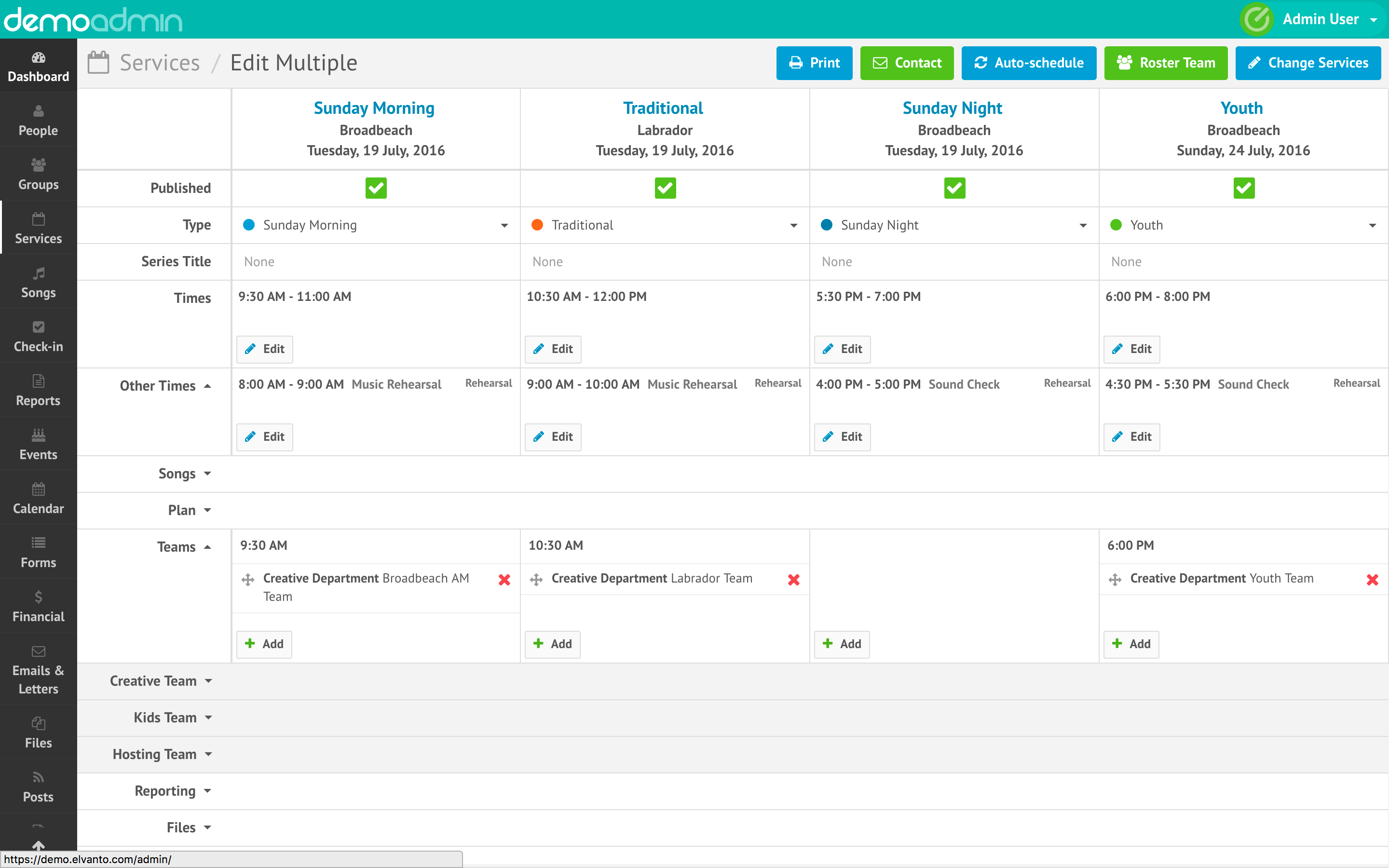Elvanto screenshot & Video
