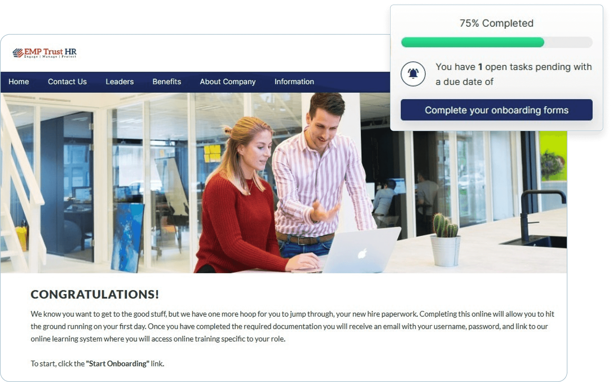 EMP Trust HR screenshot & Video
