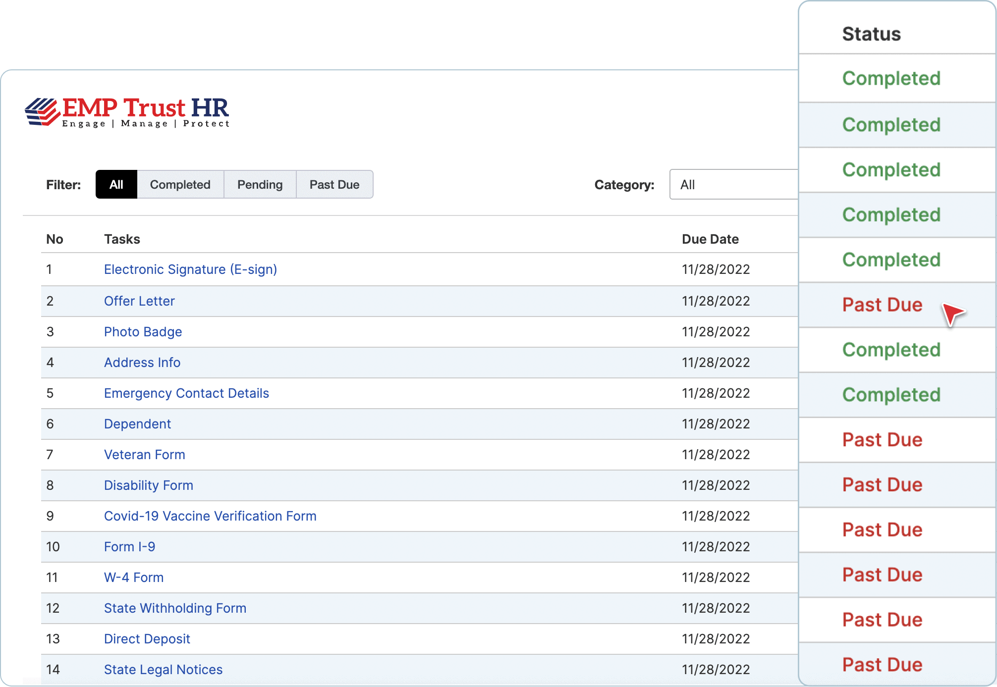 EMP Trust HR screenshot & Video