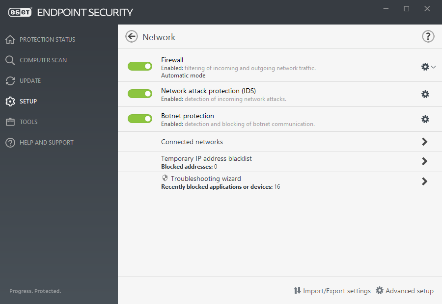 ESET PROTECT Advanced screenshot & Video