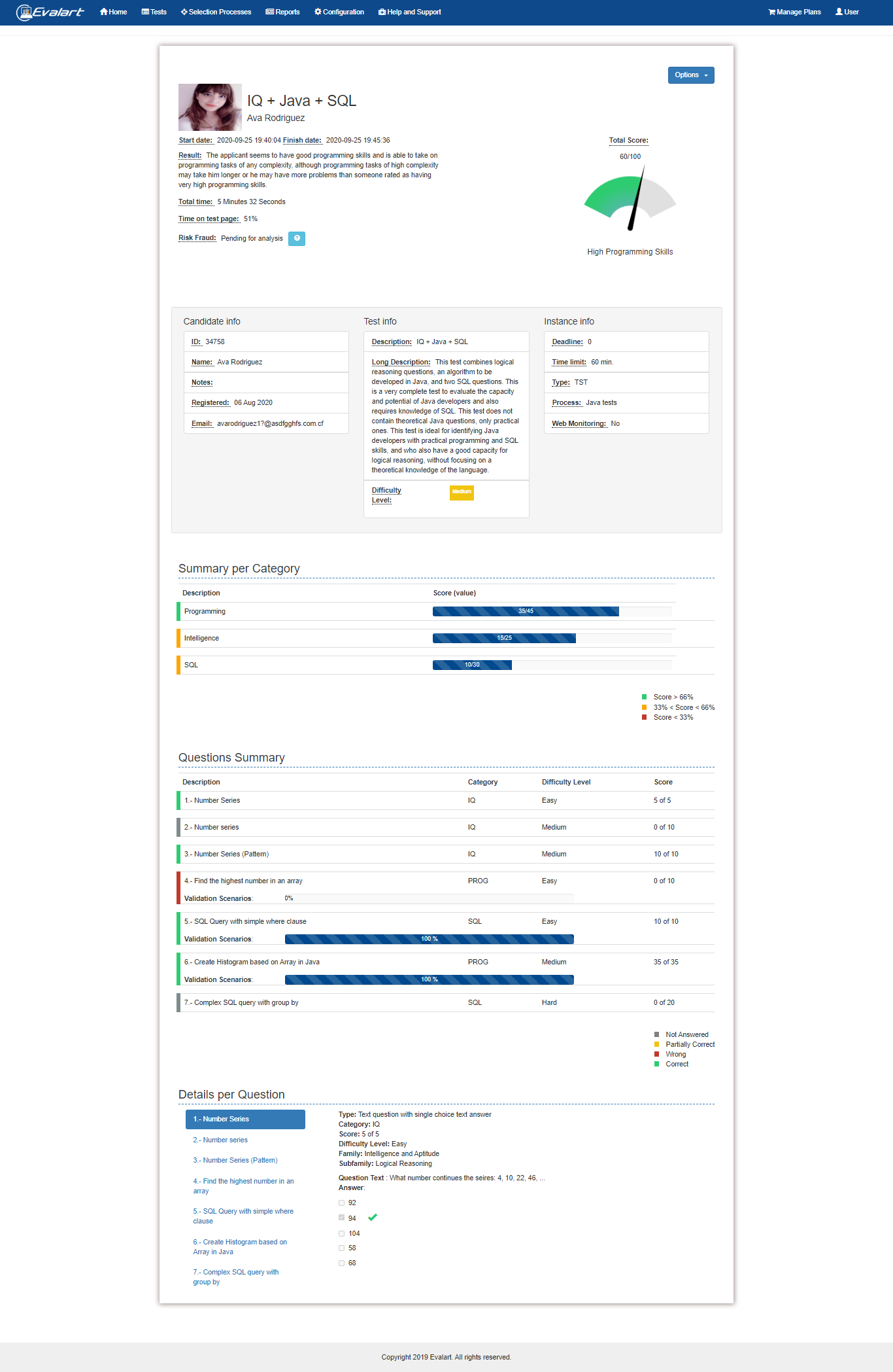 Evalart screenshot & Video