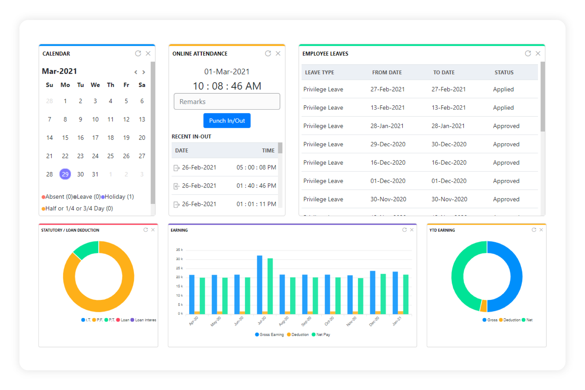 factoHR screenshot & Video