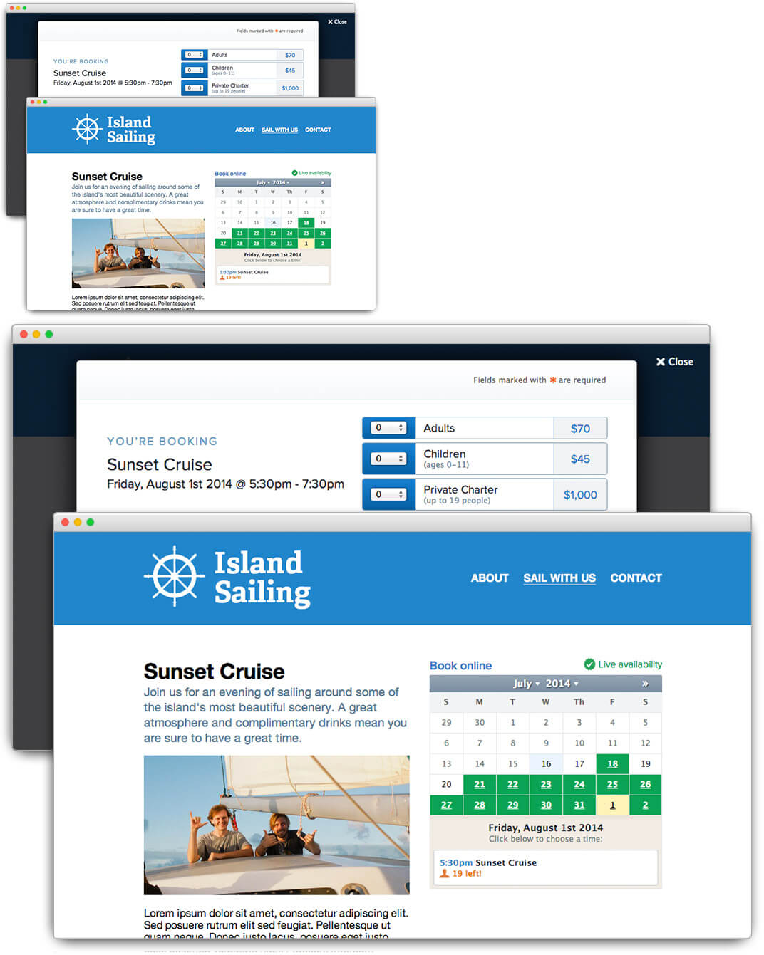 FareHarbor screenshot & Video