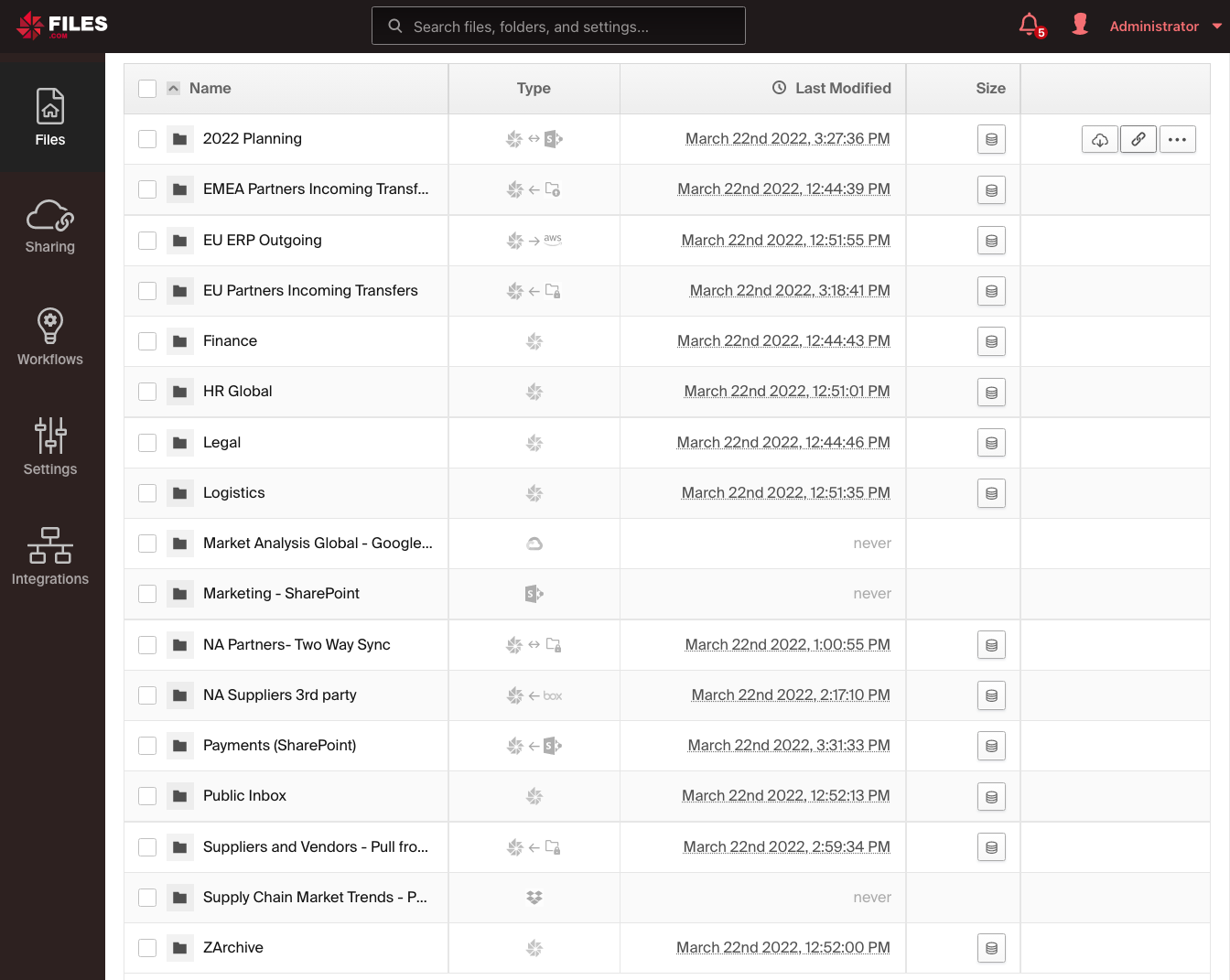 Files.com screenshot & Video
