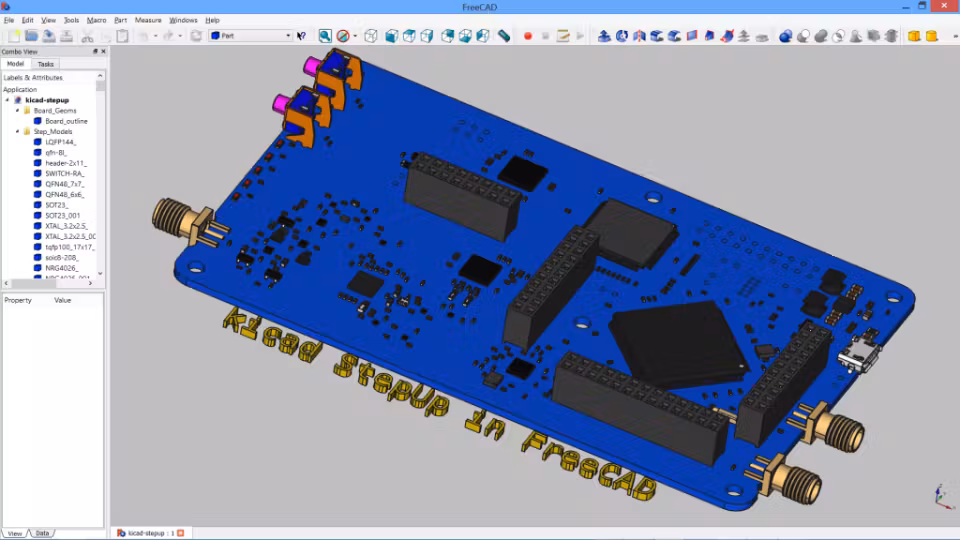 FreeCAD screenshot & Video