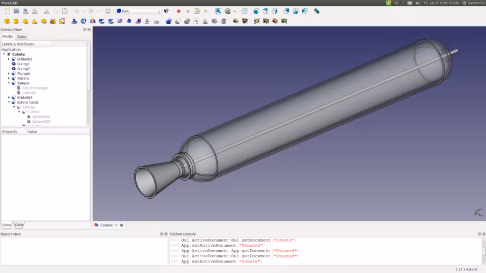 FreeCAD screenshot & Video