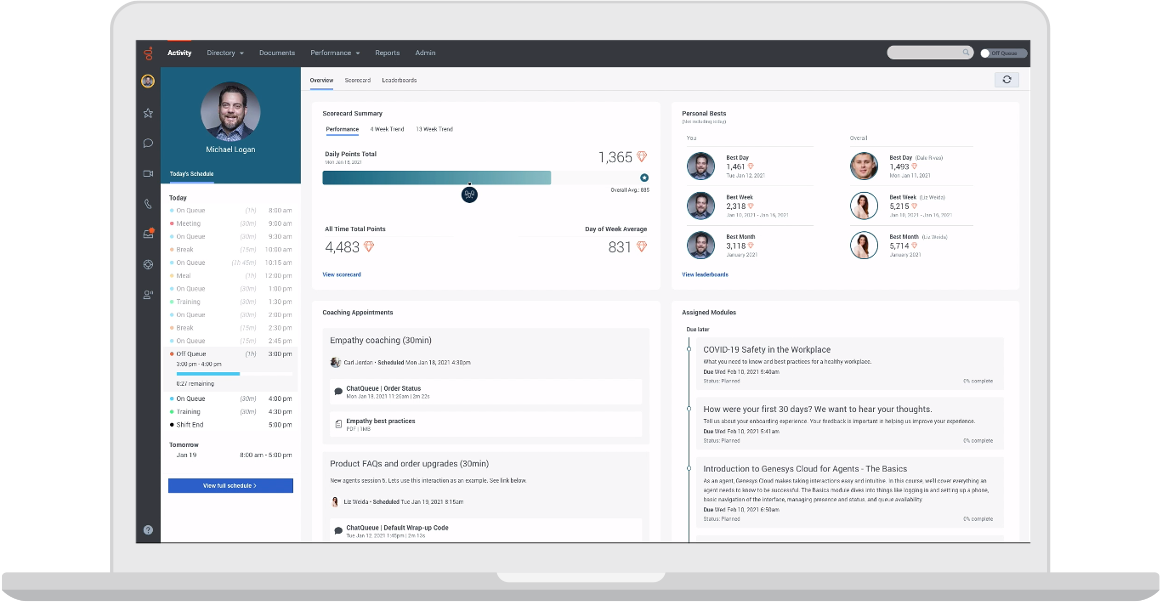 Genesys Cloud CX screenshot & Video