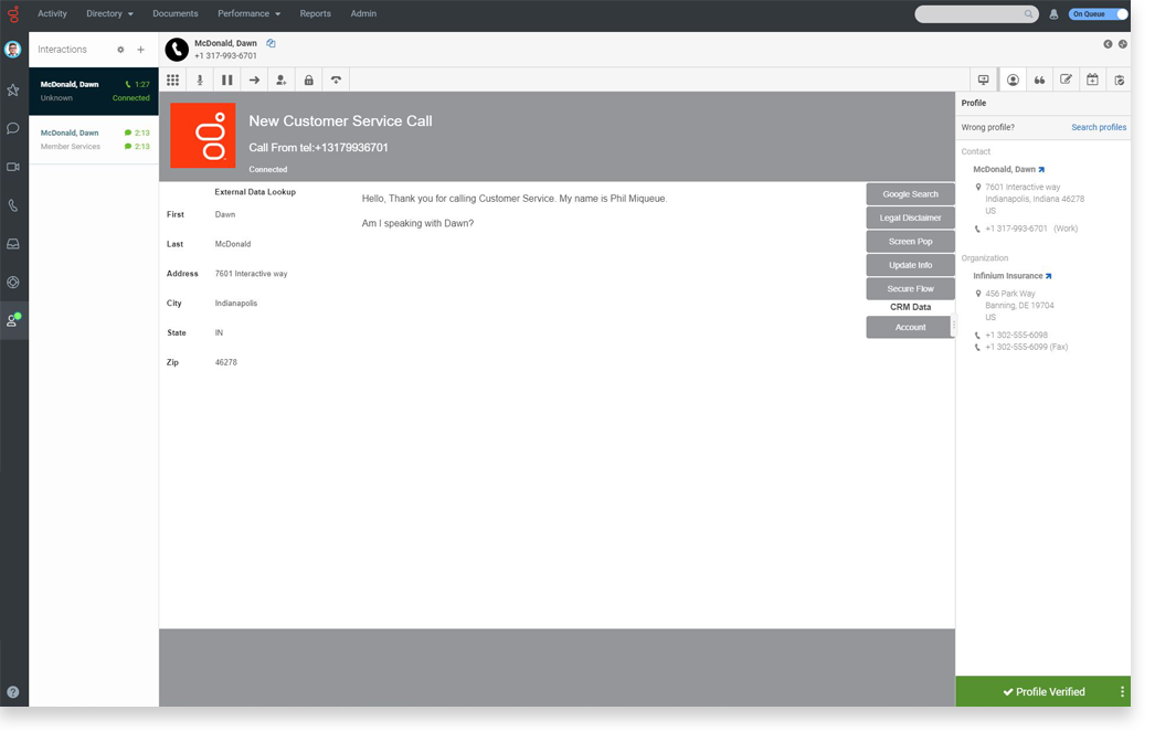 Genesys Cloud CX screenshot & Video