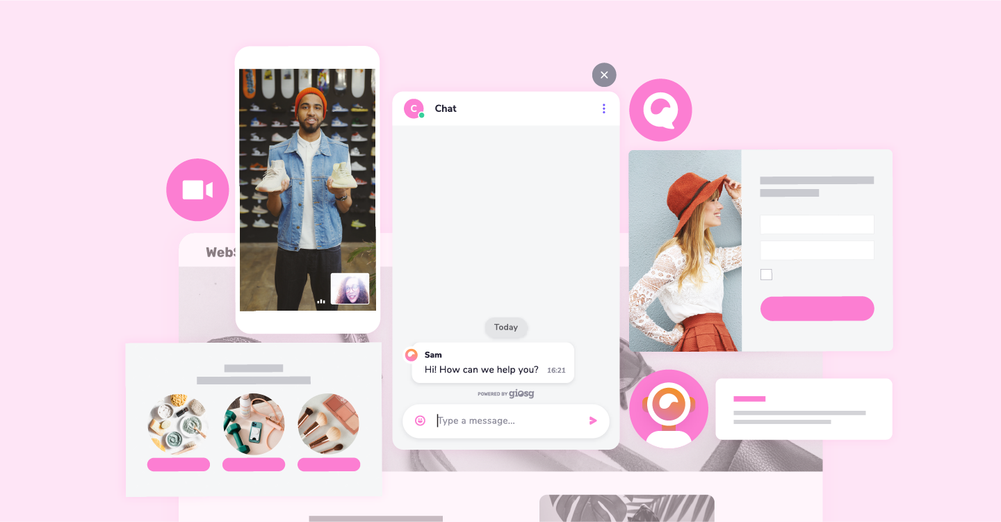 Giosg screenshot & Video
