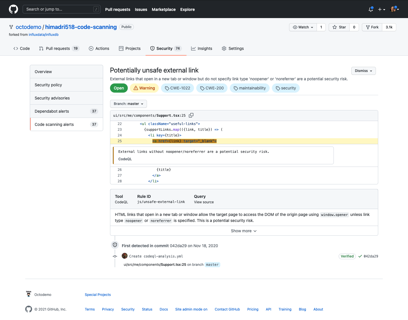 GitHub screenshot & Video