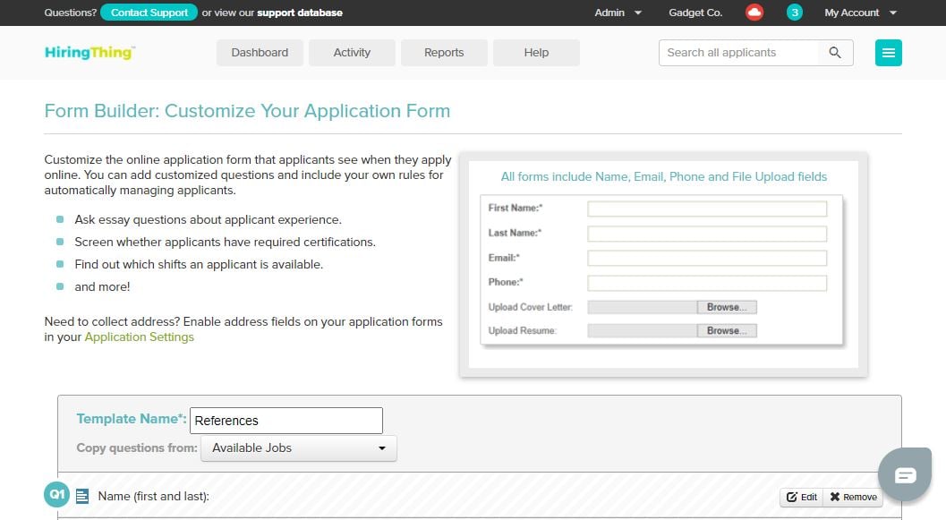 HiringThing screenshot & Video
