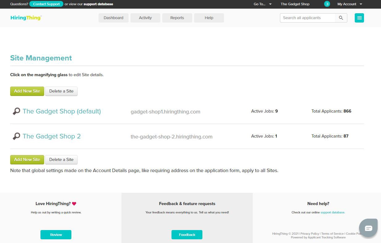 HiringThing screenshot & Video