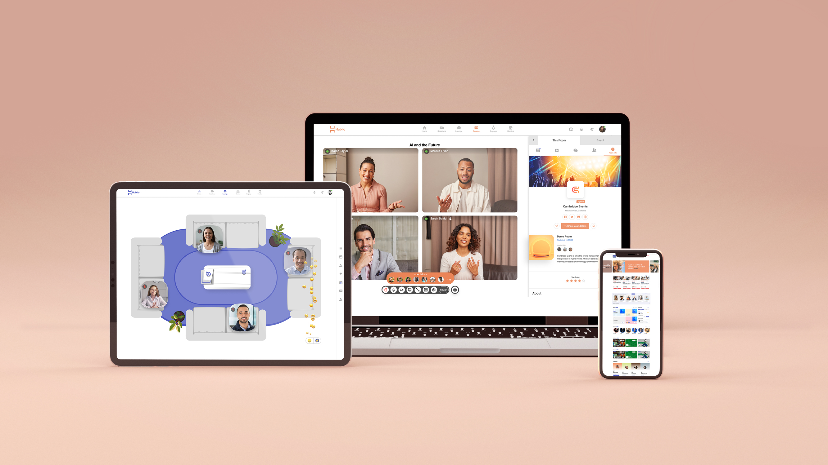 Hubilo screenshot & Video