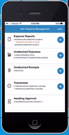 Infor Expense Management screenshot & Video