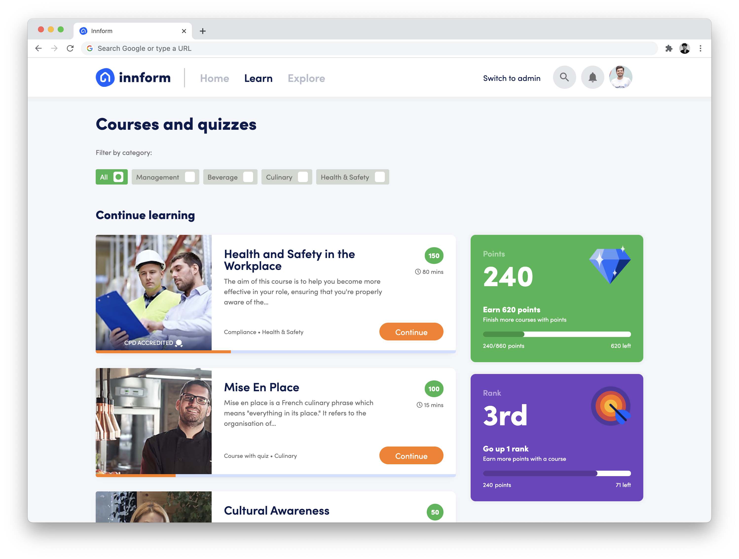 Innform screenshot & Video