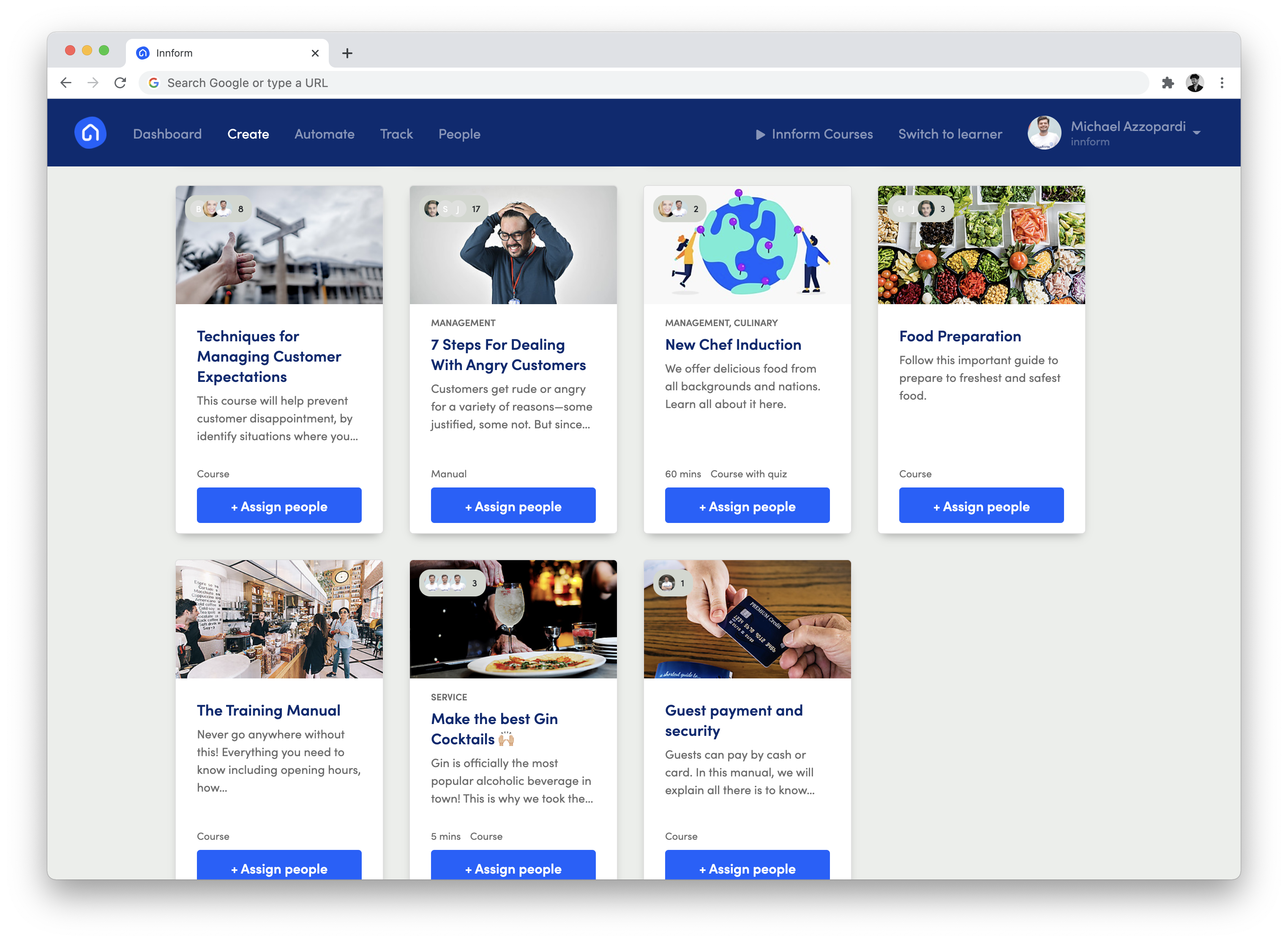 Innform screenshot & Video