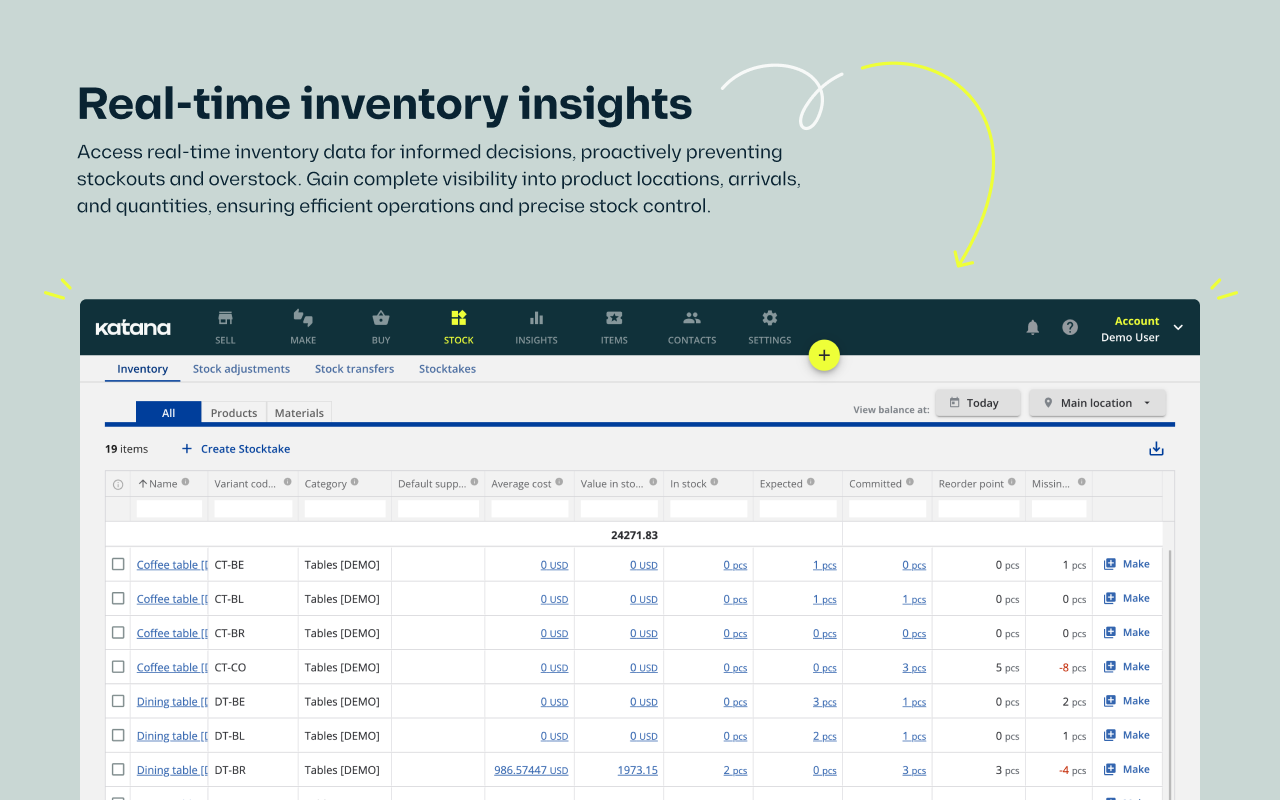 Katana Cloud Inventory screenshot & Video
